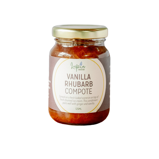 Vanilla Rhubarb Compote