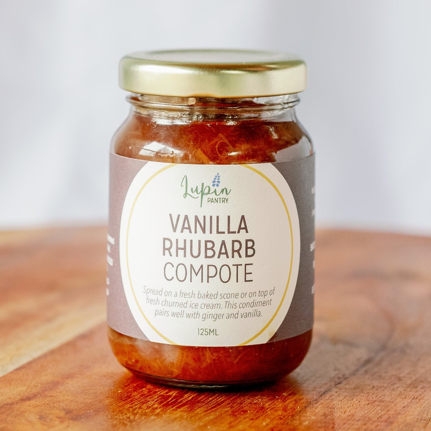 Vanilla Rhubarb Compote