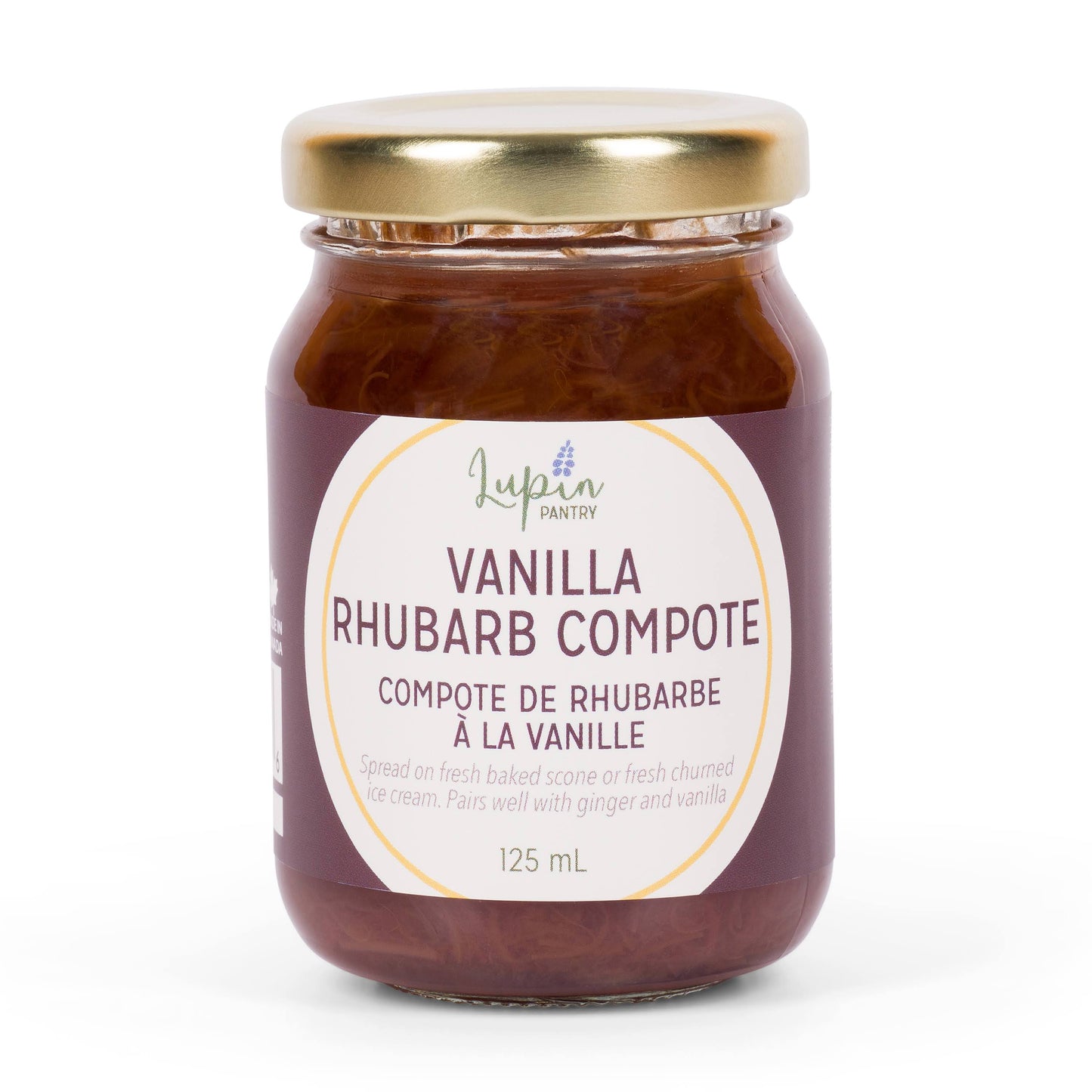 Vanilla Rhubarb Compote